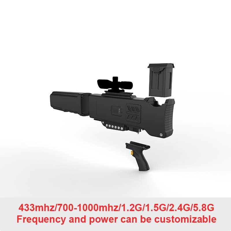 Anti drone jammer gun anti-uav/fpv system jammer signal jammer gun 